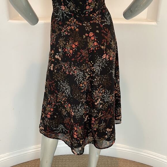 ModCloth Fit & Flare Midi Dress Floral Sequined S - Picture 8 of 11